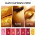 Gold Velvet Nude Red Pink Lipstick – Long-Lasting Waterproof Non-Smudge Lip Tint for Women | High Pigment Matte Lip Gloss - Buy Online on SooperMarket.com