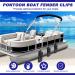 4 Pack Pontoon Boat Square Rail Mount Fender Bumper Hanger/Adjuster/Clip for Docking - Buy Online on SooperMarket.com