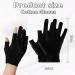 Buy Lilbitty Cotton Gloves - 3 Pairs Moisturizing Gloves for Dry Hands | Overnight Moisture Therapy | Black - Buy Online on SooperMarket.com