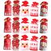 PLAFOPE Chrismas Bags 50pcs Christmas Drawstring Bag Candy Bags Holiday Santa Bag Drawstring Candy Bag Child Bag Food - Buy Online on SooperMarket.com