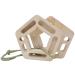 YY Vertical Penta Brown training board and device size One Size - color Wood