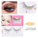 Skynest False Eyelashes - Dramatic Glitter Sequin Lashes for DIY Makeup - Perfect for New Year, Christmas, Halloween, Cosplay Party - 3 Pairs - Buy Online on SooperMarket.com