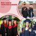 Toseky Graduation Hat Headband | 3D Doctoral Hat Hairpin Graduation Hat Hairpins Hat Inserts Graduation Accessories for Women Men Red - Buy Online on SooperMarket.com