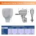 Primeshield Outboard Motor Cover - Waterproof 600D Heavy Duty Hood Cover for Up to 150HP Engines - XXL Grey - Buy Online on SooperMarket.com