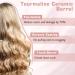 1 Inch Dual Voltage Curling Iron - 450 F Heat Professional Ceramic Tourmaline Wand (Rose Gold) - Buy Online on SooperMarket.com
