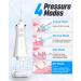 Portable Water Flosser - 4 Modes, Cordless, 5 Jet Tips, USB Rechargeable - Dental Teeth Cleaner for Home & Travel - Buy Online on SooperMarket.com