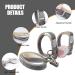 Adjustable Rabbit Dishes with Leash | Nylon Pet Bowls for Rabbits Kittens Puppies & Small Pets - Perfect for Outdoor Hikes | Shop Internationally - Buy Online on SooperMarket.com