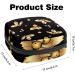 MUOOUM Sanitary Napkin Storage Bag - Golden Christmas Holly Berry Design - Menstrual Cup Pouch - Portable Menstrual Pads Storage Bag - Feminine Menstruation First Period Bag for Teen Girls & Women - Buy Online on SooperMarket.com