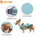 Dog Cooling Vest - Breathable Mesh Ice Jacket for Small, Medium, and Large Dogs - Adjustable Straps - Medium Blue - Buy Online on SooperMarket.com