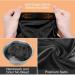 Firtink 3 Pcs Long Satin Bonnet Sleep Cap Set for Natural Hair - Black, Navy, Purple - Wide Elastic Band for Women - Extra Large Silk Bonnet for Night Sleep - Buy Online on SooperMarket.com