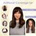 Human Hair Toppers with Fringe Pony Clip in Hair Toppers for Thinning Hair Women Real Hair Mono Base Toupee Hair Topper for Women Human Hair - Buy Online on SooperMarket.com