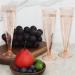 Homy Feel Rose Gold Glitter Plastic Champagne Flutes - 30 Pack, 5oz Disposable Glasses for Party & Mimosa Bar - Buy Online on SooperMarket.com