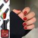 Red Gel Nail Polish Set Burgundy Dark Red Black Nail Varnish Sets Rose Red Autumn UV/LED Nail Lamp Soak off Nail Art Manicure Gel Nail Polish Kit for Salon DIY at Home - Buy Online on SooperMarket.com