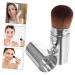Housoutil Dense Retractable Foundation Brush - Perfect Cosmetic Tool for Powder & Liquid Makeup | Travel-Friendly Blush & Concealer Applicator - Buy Online on SooperMarket.com