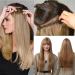 prinfantasy Halo Hair Extension Long Straight Clip in Synthetic Hairpiece Brown Hair Pieces for Women MW147 GBMW147 24 inch - Buy Online on SooperMarket.com