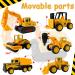 28-Piece Construction Site Vehicles Cake Decoration for Kids - Excavator Themed Birthday Party Supplies for 2-Year-Olds - Buy Online on SooperMarket.com