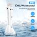 4 in 1 Facial Cleansing Brush - Electric Face Spin Brush with 4 Replacement Heads for Cleaning Exfoliating Massaging (White) - Buy Online on SooperMarket.com