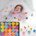 Kids Bath Bombs with Surprise Inside - 20 Pack Gift Set for Girls and Boys | Handmade Fizzies Spa Balls for Children - Birthday, Christmas, Easter Day - Buy Online on SooperMarket.com