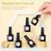 MEET ACROSS 6-Piece White Nail Polish Set - Milky White, Nude, Shimmer Glitter, Sheer Jelly Gel Colors - Buy Online on SooperMarket.com