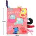 SOSPIRO Baby Cloth Book - Soft & Safe 3D Animal Tails Quiet Book for Toddlers | Early Learning Farm Theme | Ideal Gift for 0-3 Year Olds - Buy Online on SooperMarket.com
