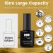 YTD Likomey Gel Nail Polish Matte Top Coat 15ML - Long Lasting Soak Off UV No Wipe Velvet, Salon Quality Clear Gel for DIY Manicure - 0.5 Fl Oz - Buy Online on SooperMarket.com