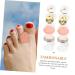 16 Pcs Silicone Gel Toe Separator & Finger Splitter Pedicure Kit - 2.1x1.6cm - As Shown - Buy Online on SooperMarket.com