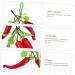 Cabilock 1 Bunch Wall Decoration Pendant Plant Decor Red Decorations Mini Toy Pepper Pendant Sling Artificial - Buy Online on SooperMarket.com