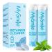 Mysmile Retainer Cleaner with Denture Cleaning Tablets 3 Min Faster Denture Cleaner Help to Remove Stains Bad Odor Plaque from Aligner Invisalign Mouth Guard Night Guard (120 Count (Mint Flavor))