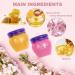 2PCS Honey & Sakura Overnight Lip Mask | Hydrating & Repairing Lip Balm | Exfoliating Lip Scrubs - Buy Online on SooperMarket.com