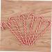 HOLIDYOYO 36 Pcs Christmas Candy Cane Holiday Candy Canes Mini Candy Canes Christmas Tree Candycane PVC. Red - Buy Online on SooperMarket.com