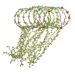 AWAYTR 9 pieces of flowers crown garland - women girls multi -colored flower garland for festival wedding party (A -Mixed color 9PCs) Multi -color style A