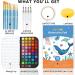 Funto Watercolor Set - 48 Color Paint with Brushes, Water Brush Pens, Pad, Tape, Sponge, Palette - Painting Kit for Kids, Adults, Beginners - Buy Online on SooperMarket.com