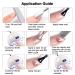 9D Cateye Gel Nail Polish - Nude Sheer Pink with Silver Glitter - 15ml Single Bottle with Magnet Stick - UV/LED Curing - Soak Off - Home Salon - Buy Online on SooperMarket.com