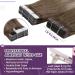LAAVOO Light Brown Balayage Tape-in Hair Extensions - 35cm Real Hair #8/60/8 - 20PCS Invisible Tape | Premium Quality & Soft Texture - Buy Online on SooperMarket.com