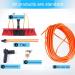 Telescopic Water Fed Pole for Cleaning Conservatory Roofs Photovoltaic Panels and Windows Suitable for Cleaners 35cm Brush Head 10M/33FT - Buy Online on SooperMarket.com