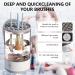 Buy Automatic Makeup Brush Cleaner - Rechargeable Quick Dry Transparent Washer for Effortless Cleaning - Buy Online on SooperMarket.com