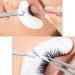 Lash Extension Tweezers Set - Curved & Straight Pointed Applicator Tool for Eyelash Extensions - Buy Online on SooperMarket.com