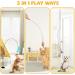 QUOZUO 50 Pcs Cat Toy Kitten Toys set Interactive cat Toy with Suction Cup Wand Hanging Door Flying cat Toys for Indoor Cats Cat Spring Toy Cat Toy Mouse cat ball toy Cat Crinkle Balls - Buy Online on SooperMarket.com