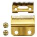 Professional Replacment Blades Set for Hair Clipper Compatible with BaBylissPRO Barberology FX870 FXF880 FX810 FX825 FX673N (Gold)