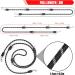 Runway Double Dog Leash 3m Adjustable | Dual Clip Leash for Small & Large Dogs | Durable Black Long Line - Buy Online on SooperMarket.com