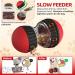 CAROZEN Interactive Dog Feeder Toy Dog Enrichment Toy Slow Feeder Toy for Dog Mental Stimulation Treat Puzzle for Dog Entertainment Food Dispenser Dog Toy - Buy Online on SooperMarket.com