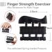 Grip Strength Trainer Kit: Hand Trainer Finger & Wrist Coach Forearm Training Equipment - Gyroball Gray & Black for Stress Relief - Buy Online on SooperMarket.com