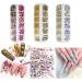 735 Pieces Gold Nail Rhinestones for Acrylic Nails - 3D Nail Diamonds Art Decoration DIY (Gold AB) - Buy Online on SooperMarket.com