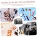 NOLITOY Makeup Brush Bag - Miss Cloth Toolbox in Major Grey (23x10cm) | International Shipping Available - Buy Online on SooperMarket.com