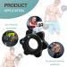 Prasacco 6 Pack Dumbbell Socket Nuts - 25mm Anti-Slide Barbell Clamps | Black Plastic Star Closures for Weight Training - Buy Online on SooperMarket.com