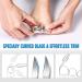 FERYES Professional Wooden Handle Toenail Clipper - Sharp Wide Jaw for Ingrown Thick Nails - Buy Online on SooperMarket.com