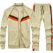Aiozowa Men's Tracksuit Set | Full-Zip Sweatsuit with Active Jacket & Pants | 2-Piece Outfit - Large - Buy Online on SooperMarket.com