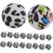 EXCEART 100 Pcs Leopard Print Silicone Bead Set for Pacifier Chain - Baby Safe - 1.5X1.5X1.5CM - Buy Online on SooperMarket.com