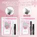 DIY Lash Extension Kit Cluster Lashes Kit with 72 Pcs Lash Clusters Lash Bond Remover Eyelash Applicator Beginner DIY Lashes Kit Easy to Use (Volume Style) DIY Lash Kit Volume Kit (Clear Glue) - Buy Online on SooperMarket.com