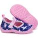 FANTURE Toddler Water Shoes - Aqua Sneakers for Boys and Girls - Size 4 Toddler - Navy/Pink - Buy Online on SooperMarket.com